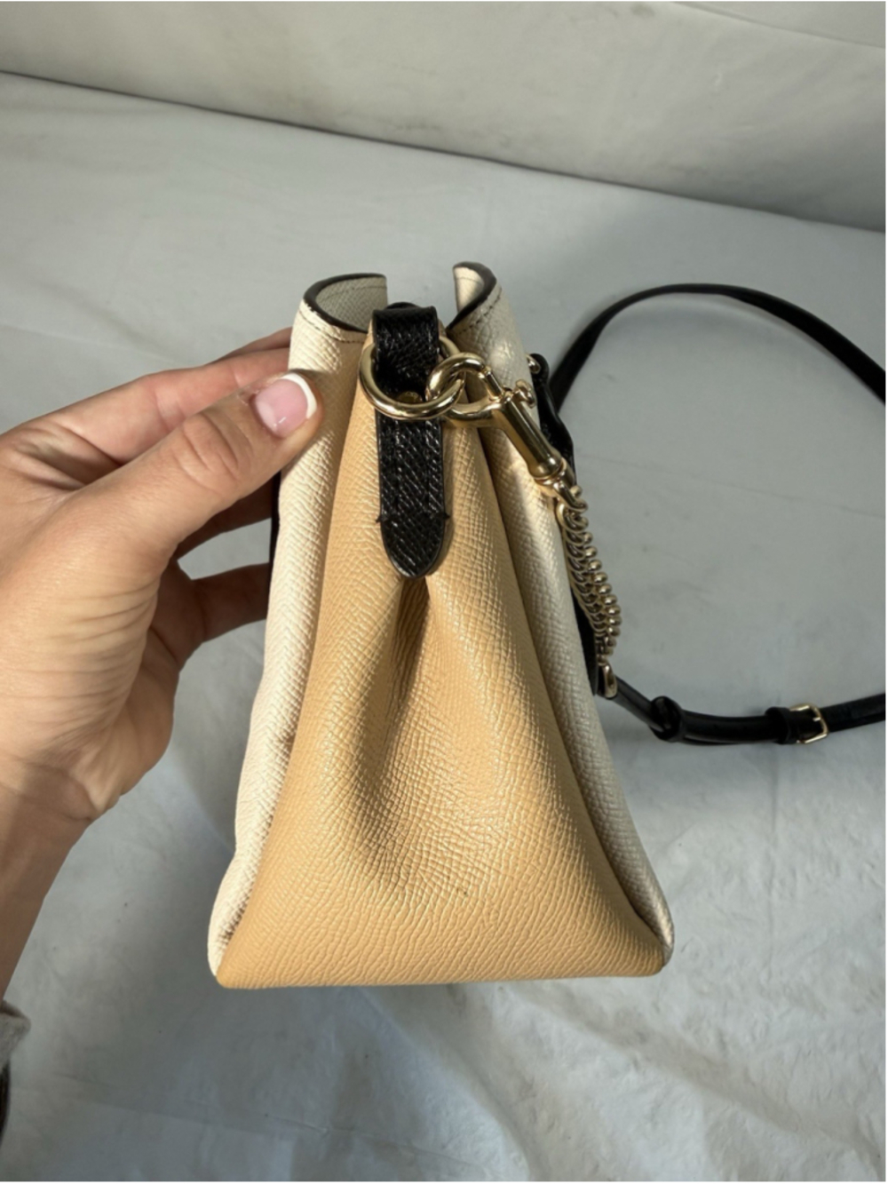 Coach mini SAGE CARRYALL IN COLORBLOCK F73712 Crossbody Hobo Bag - Picture 11 of 16